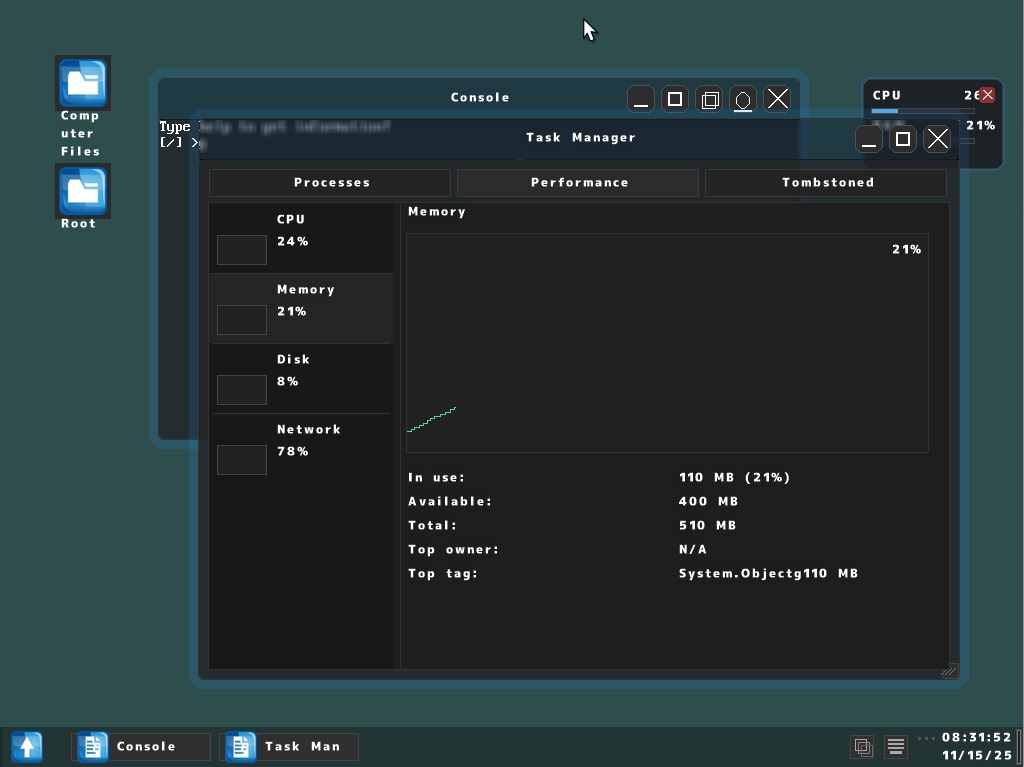Task Manager Performance